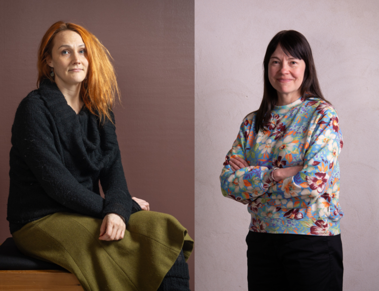 Outimaija Hakala ja Sanna Kannisto